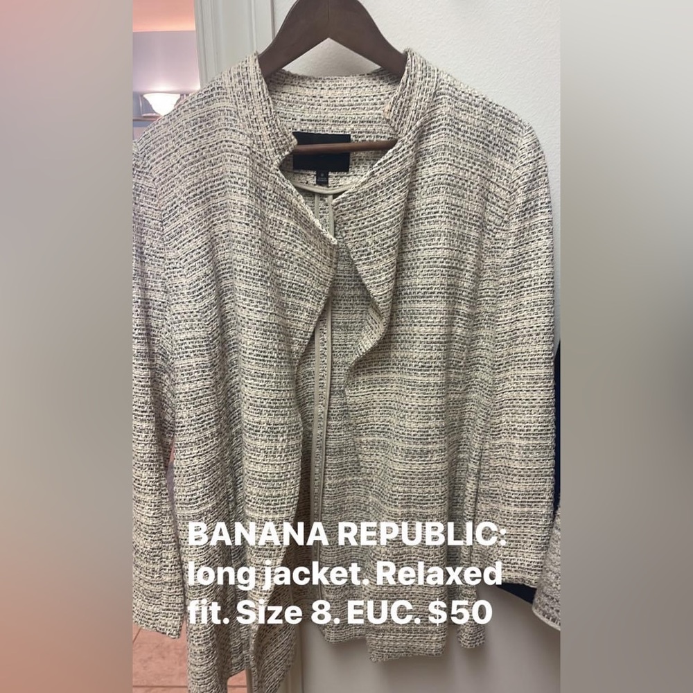 Banana republic relaxed fit jacket